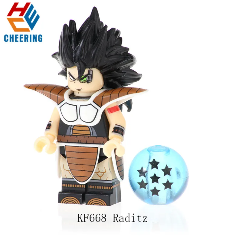 Одиночная строительные блоки Dragon Ball пластиковый кирпич Gogeta Son Goku фигурки для детей игрушки KF6069 KF6057 KF6048 KF6040 - Цвет: KF668 Without Box