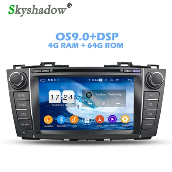

1280*720 DSP IPS Android 9.0 4GB +64GB + 8 Core Car DVD Player GPS Map Radio Wifi Bluetooth 5.0 For Mazda 5 Premacy 2009-2012