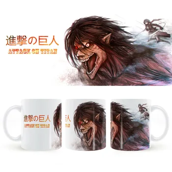 

OUSSIRRO Creative Ceramic Attack on Titan Mug Special Slotted Cup Breakfast bowl Home Office for Tea Drinker