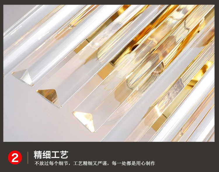 Modern Crystal Wall Lamp Chrome Wall Sconce Bedside Living Room Wall Light Lamp For Home Decoration