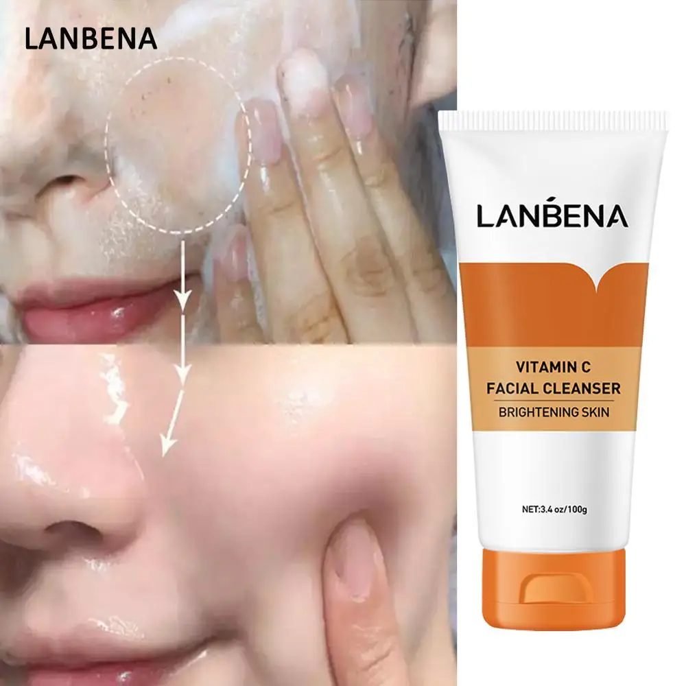

Facial Cleanser Vitamin C Face Wash deep cleaning Oil Control anti aging Wrinkle Reducing Clear Pore for Oily Dry Sensitive Skin