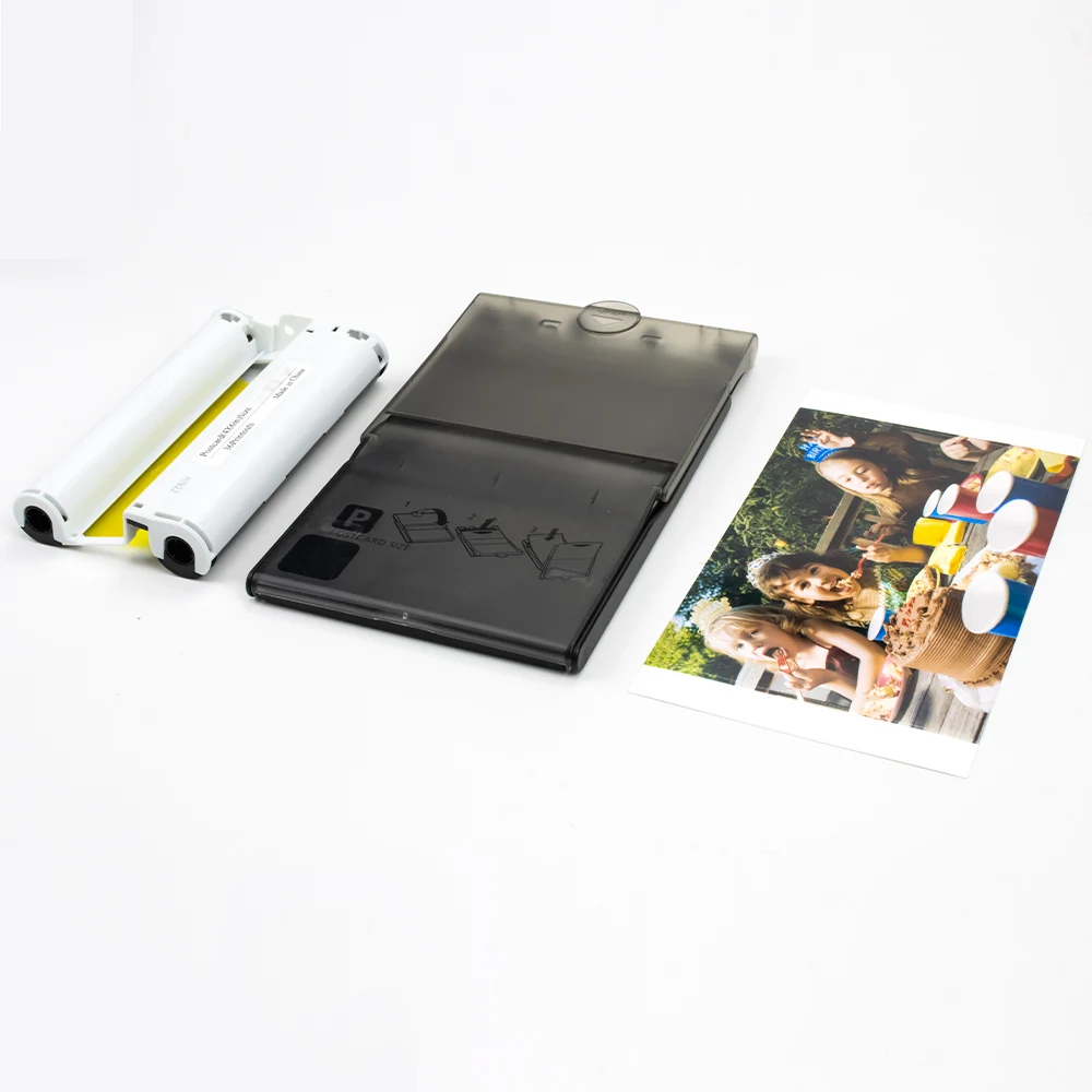 6 дюймовый цветной картридж с чернилами + совместимая бумажная лента для