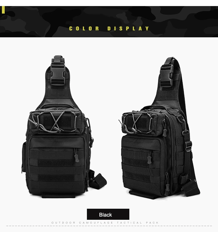 Открытый военный Molle Сумка альпинистский камуфляжный рюкзак на плечо Тактический походный Кемпинг путешествия Охота рюкзак