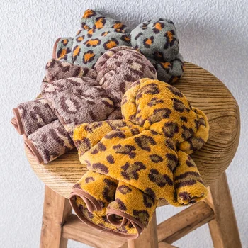 

Leopard Bath Towel Microfiber Quick Drying Towel Set Soft Bear Shape Christmas Gift Towel Water Gym Absorption Sexy