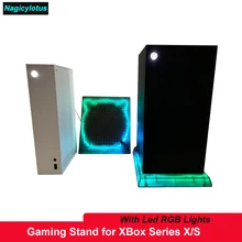 

Gaming Stand With Led RGB Lights Console Base Game Accessories for XBox Series X/S
