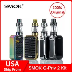 Оригинал SMOK G-Priv 2 комплекта Luxe Edition 230 W с V12 принц Танк 8 мл + катушки для электронных сигарет VS X PRIV/Придерживайтесь принц vape комплект