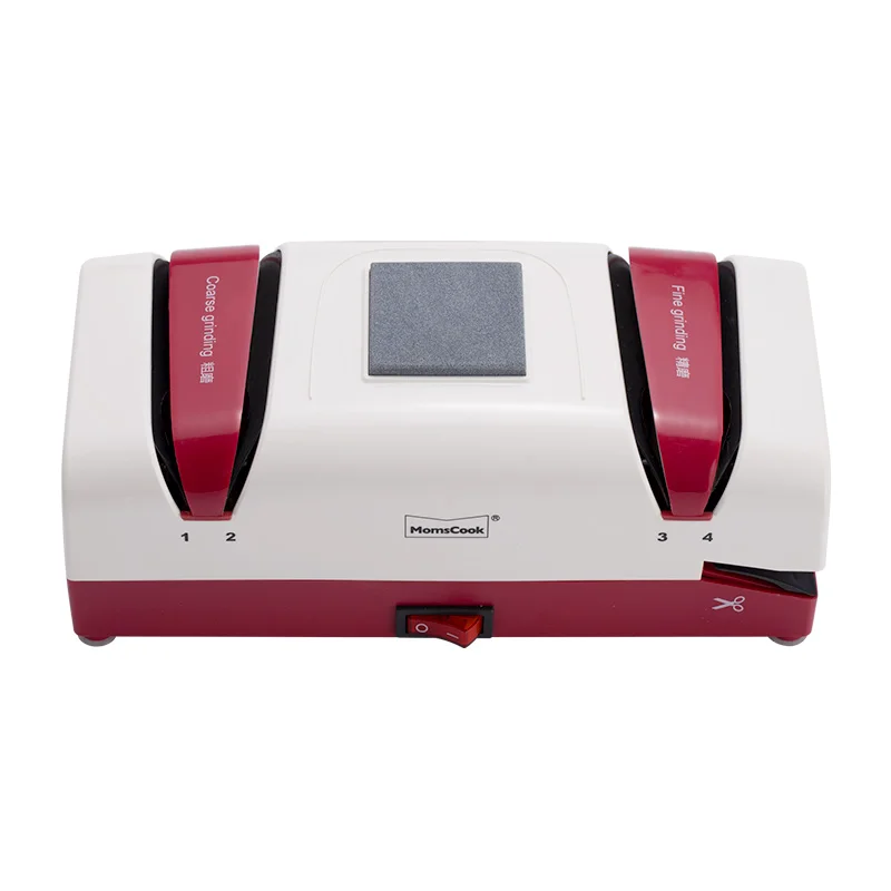 red fast sharpener Горячая, профессиональная электрическая точилка для ножей, моторизованная точилка для ножей, быстрая заточка, каменные ножницы, домашний точильный камень - Цвет: red fast sharpener