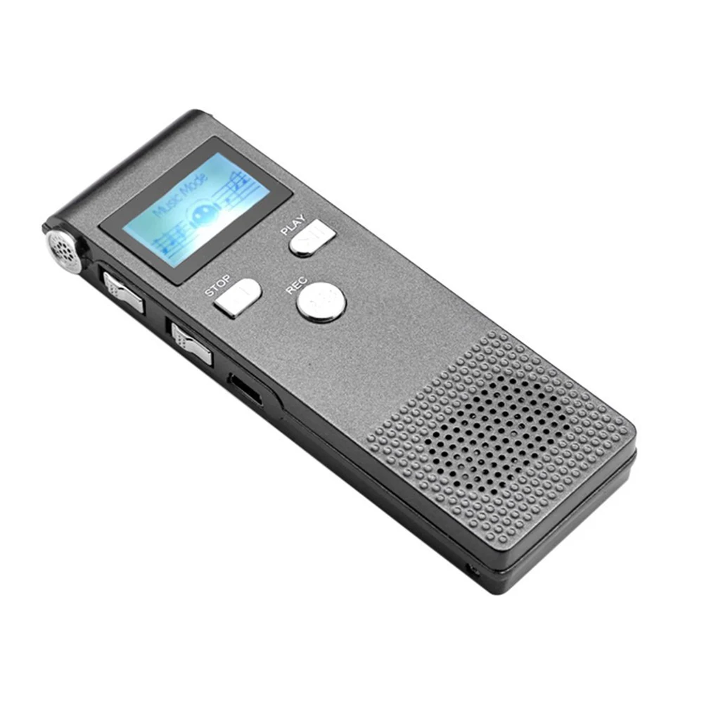Лекции Микрофон диктофон Мини цифровой MP3 WMA звук аудио встречи HD перезаряжаемый диктофон цинковый сплав портативный
