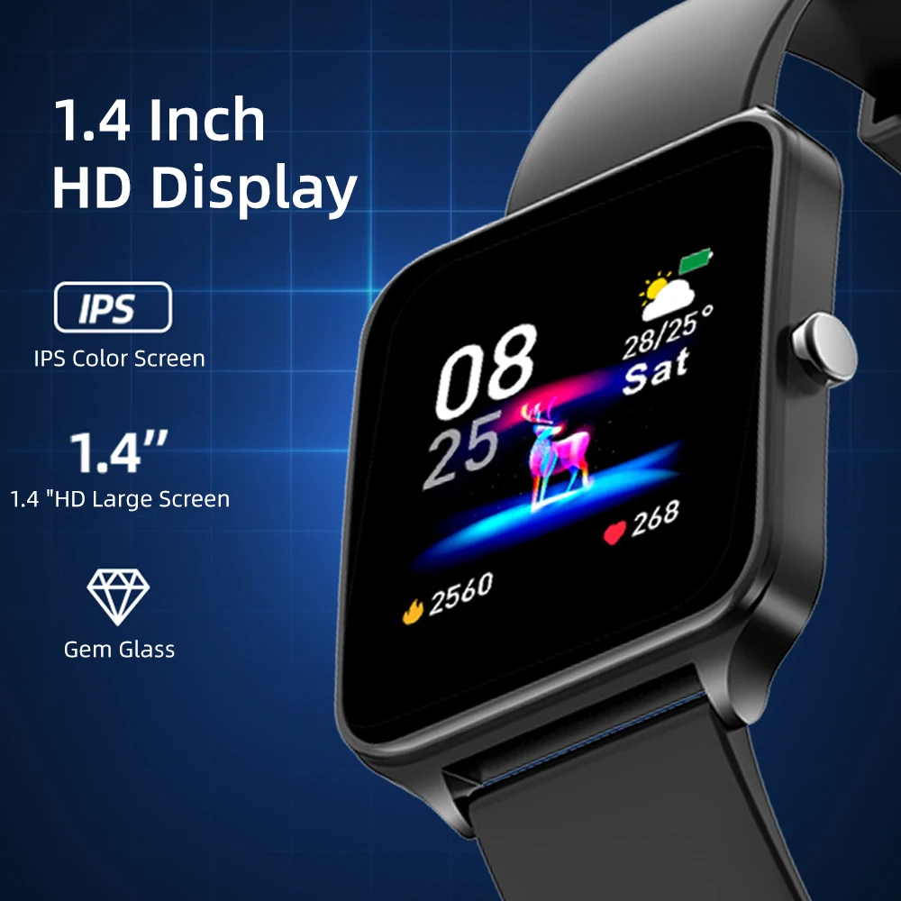 Full Touch Smart Watch Bluetooth Women Men Bracelet For Huawei P30 IOS GPS Sports Heart Rate Health Monitoring Wristband