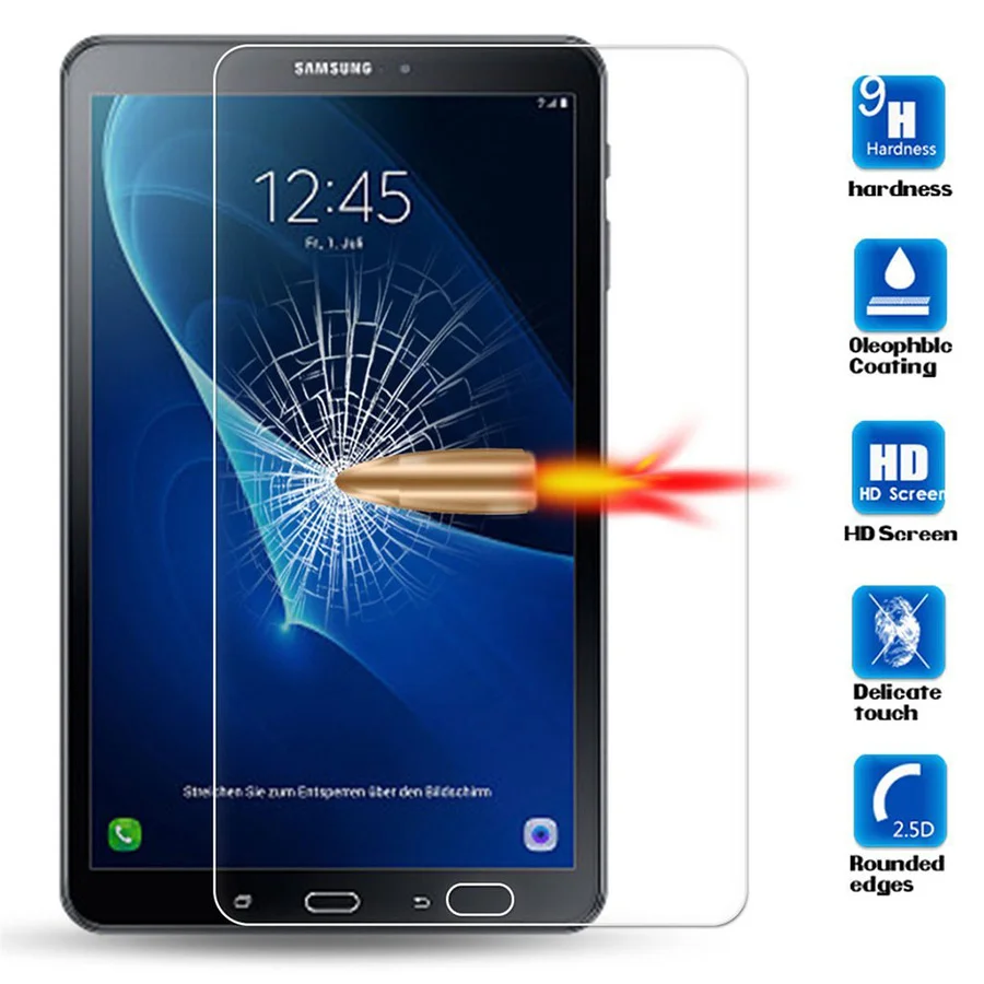 9H Премиум Закаленное стекло для samsung Galaxy Tab A A6 10,1 T580/SM-P585C Защитная пленка для экрана