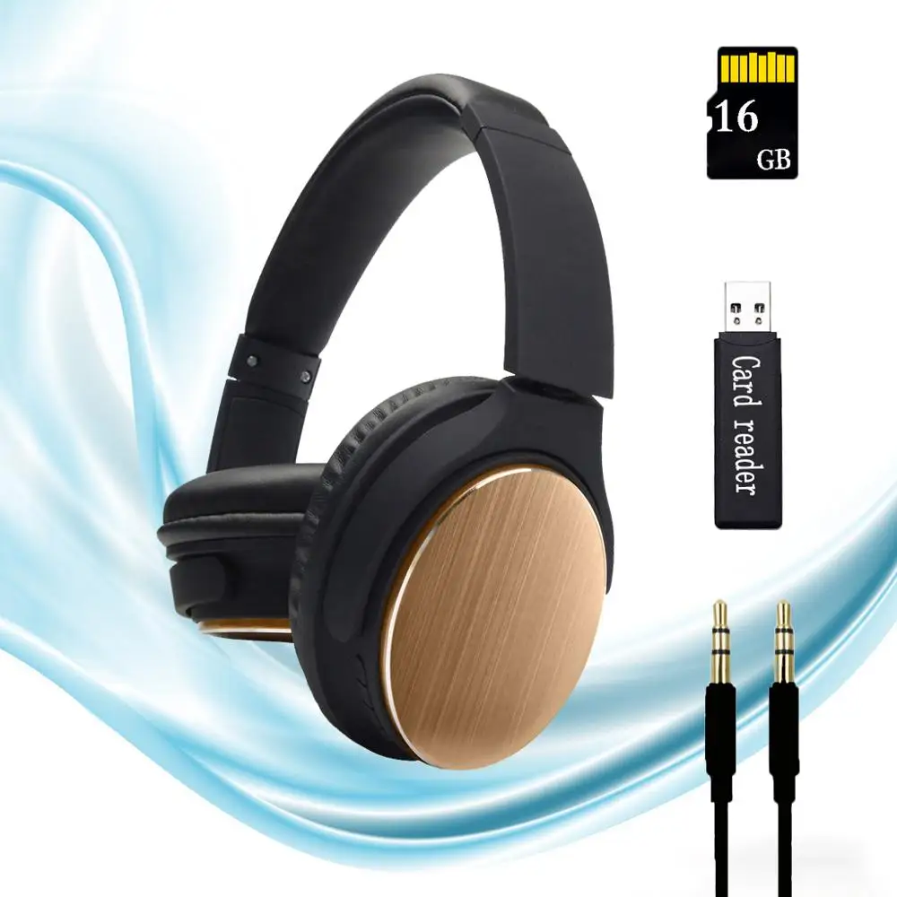 MS-K1102---16GB Новая портативная гарнитура, беспроводная гарнитура, bluetooth гарнитура, объемный 3D звук. Складная гарнитура - Цвет: MS-K1102---16GB