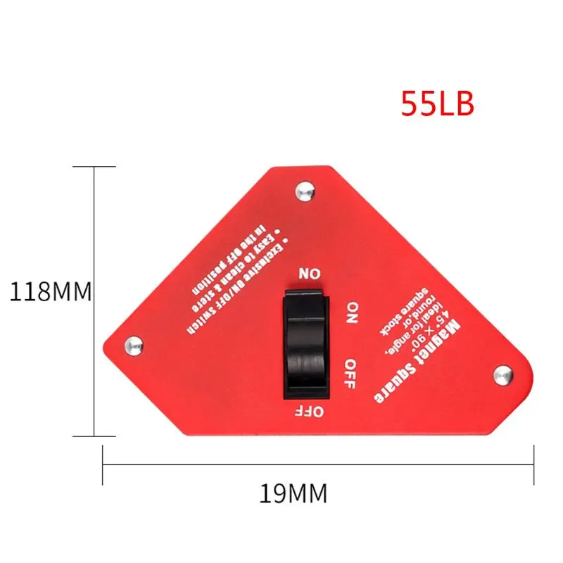 

Soldering Locator Strong Magnetic 30lb 55lb Welding Magnets Holder 45° 90° 135° 6XDD