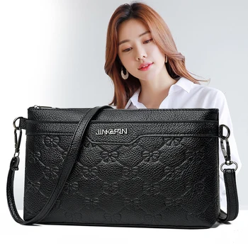 

Retro Rhombus Plaid Bowknot Pattern Women Single Shoulder Bag Soft Leather Solid Color Crossbody Bags Female Small Square Bag