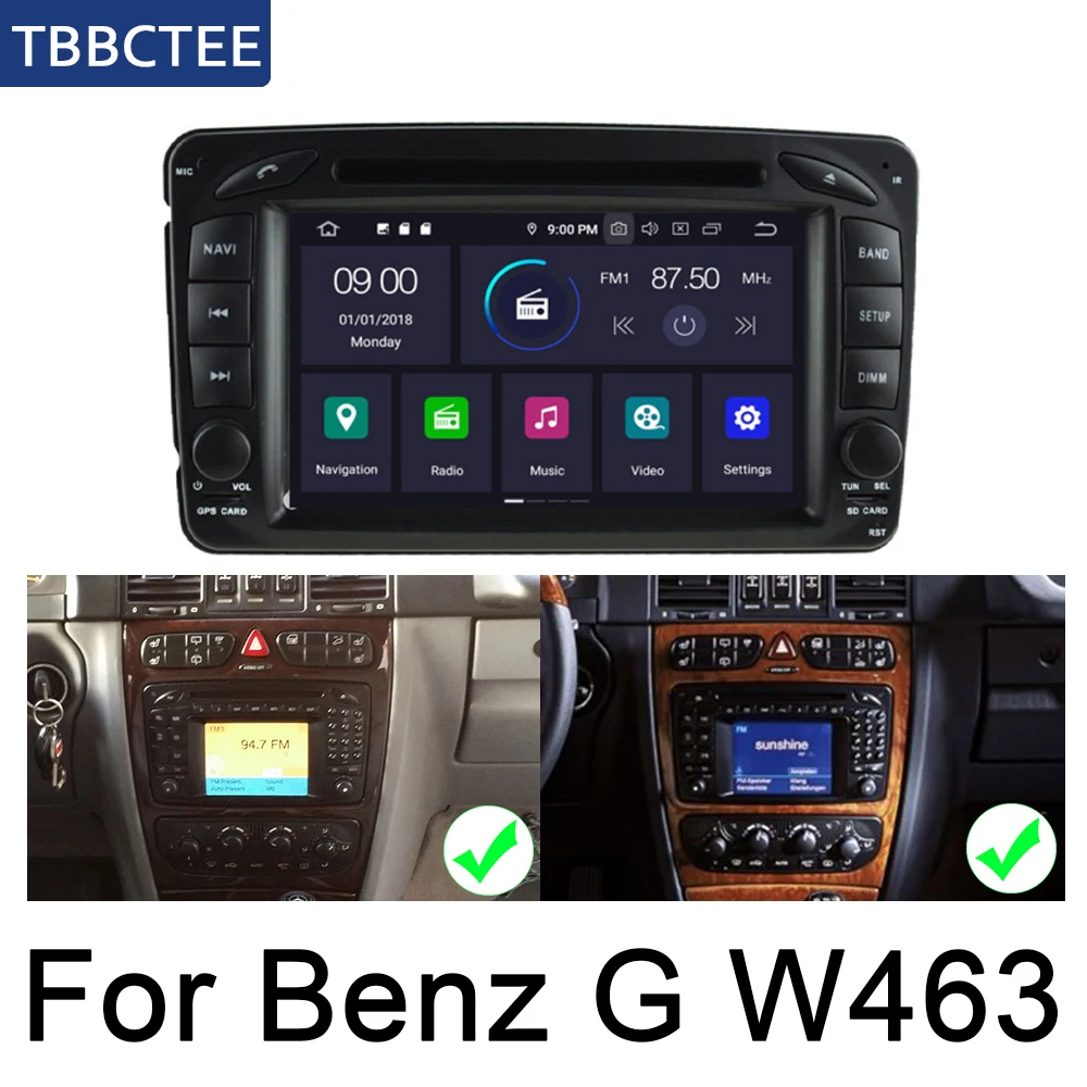 Discount For Mercedes Benz G Class W463 1998~2004 NTG Android Car Multimedia player WIFI GPS Navigation Auto radio touch screen Map wifi 4