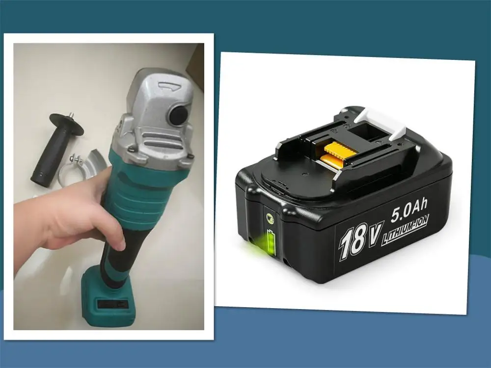 Новинка для Makita 18v высокомощная перезаряжаемая бесщеточная угловая шлифовальная машина Литиевая электрическая режущая машина