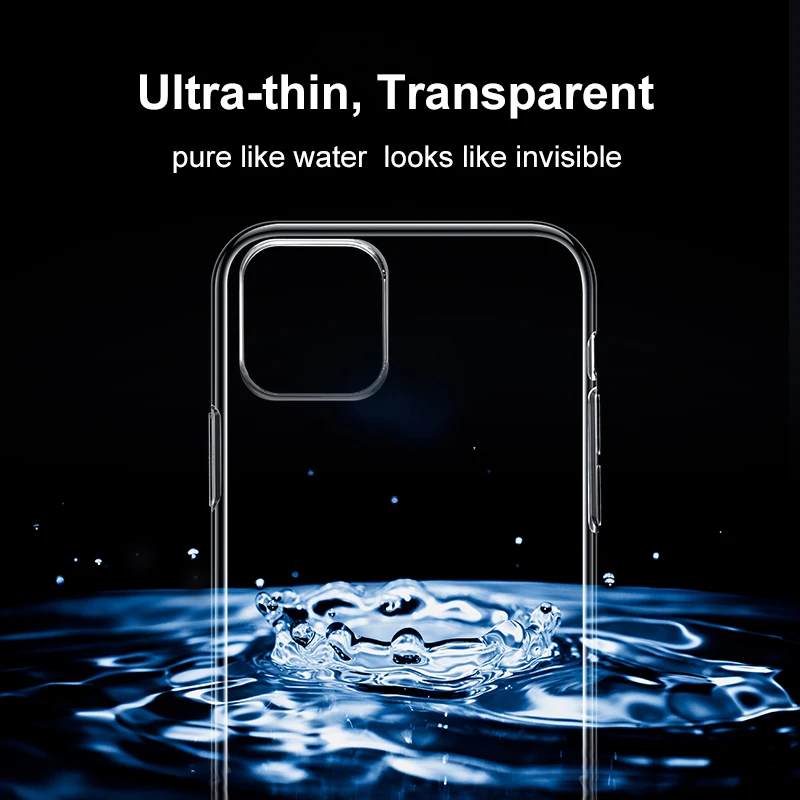 HOCO прозрачный мягкий чехол из ТПУ для iPhone 11 11 Pro прозрачный защитный чехол ультратонкая защита для iPhone 11 Pro Max
