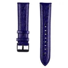 Универсальный страусиный полосатый ремешок из воловьей кожи сменный браслет наручных часов ремешок для часов на замену для браслета 18 мм 20 мм 22 мм