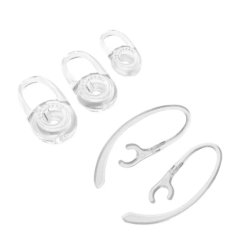 Белый 1 комплект наушников беруши ушные гели крюк для Plantronics Marque M155/2M165 для Savor M1100 M100 M55 M28 M25 беспроводной Bluetooth головные уборы - Цвет: Белый