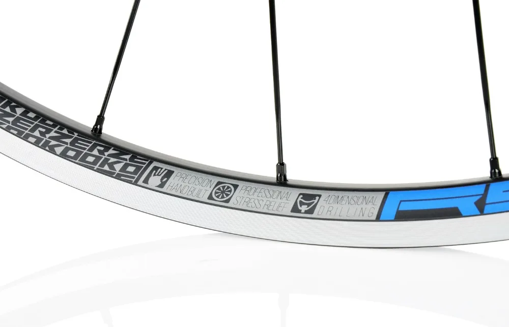 KOOZER RS1400 дорожный велосипед 700C колесная передняя 2 задняя 4 подшипника 4 когти 48 т 21 мм обод плоские спицы ультра светильник 1480 г скалолазание