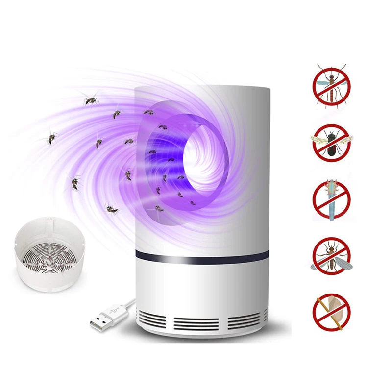 

LED Anti Mosquito Killer Lamp Bug Zapper UV USB EU Photocatalyst Mosquito Trap Lamp Pest Insect Repellents Night Light For Babys