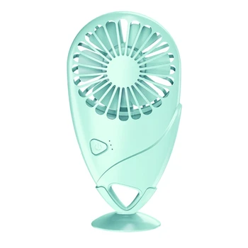 

USB Hand Held Fan Portable Desk Fan Cooling Fan 3 Speeds Adjust with 300MAh Rechargeable Battery