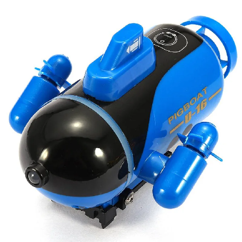 

Racing Submarine Boat with Led Light Mini Remote Control Toy Yellow