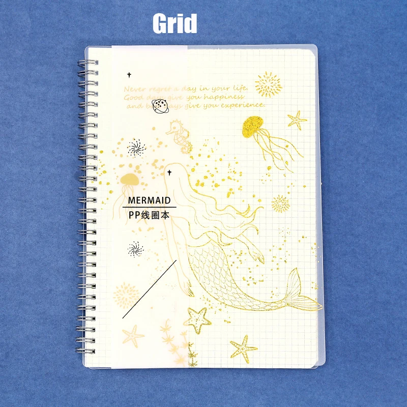 Bullet Journal Diary A5 notebook PP Hardcover Grid Line Drawing Planner Agenda школьные принадлежности закрепленный блокнот D30 - Цвет: 04