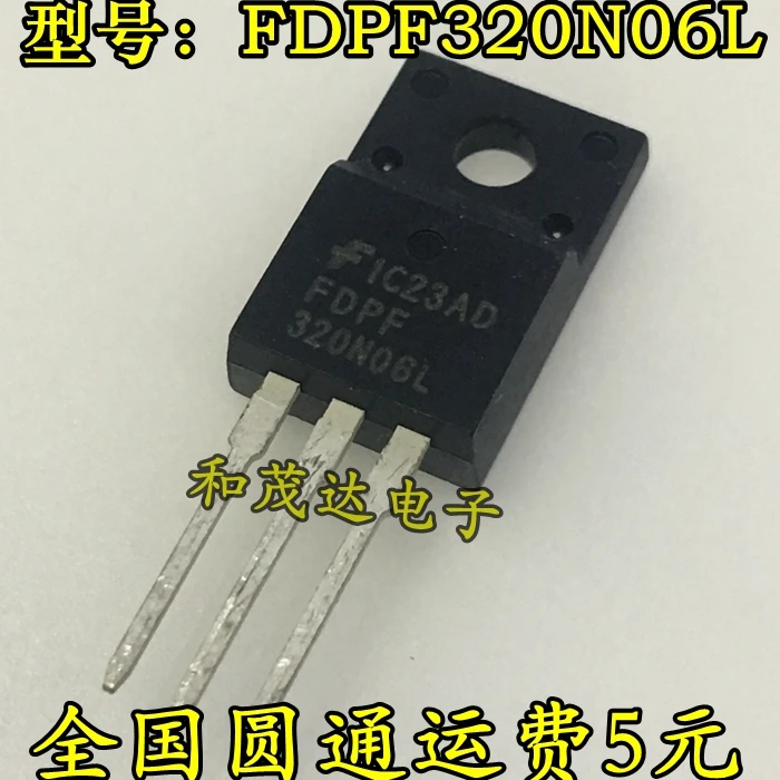 5 шт./FDPF320N06L 320N06L TO-220F 60V 21A TO220F