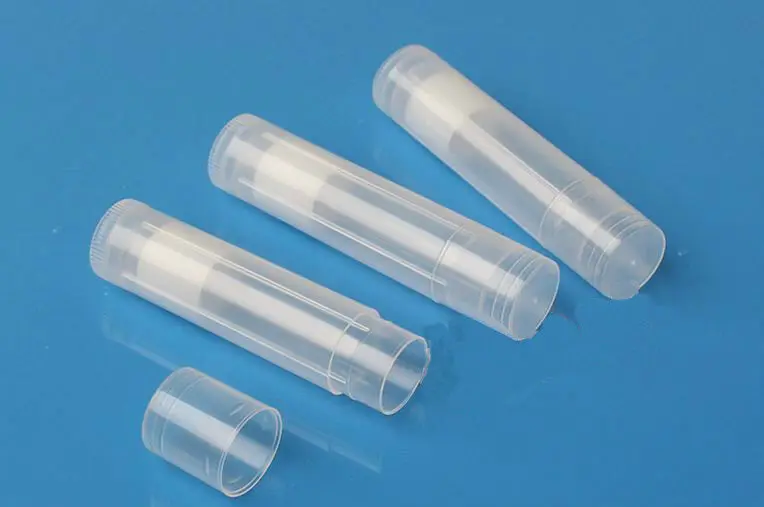 

10 Pieces Plastic Empty Oval Lip Balm Tubes Twist-up Deodorant Container for Lipsticks Chapsticks Solid Perfume