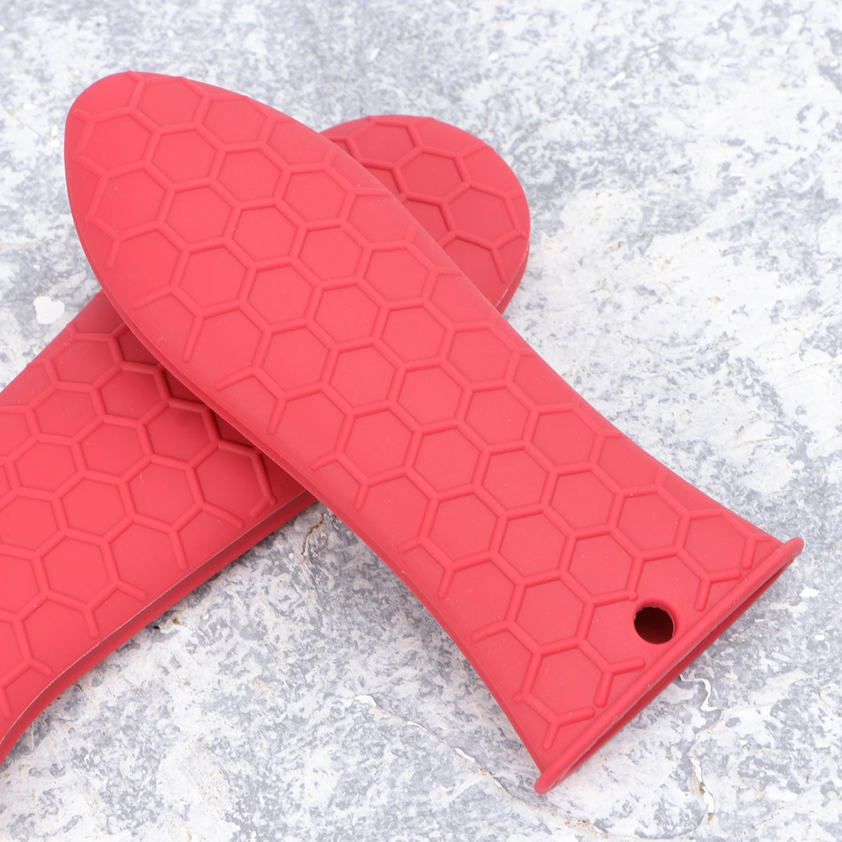 2 шт. силиконовая противоскользящая ручка для кастрюли защитный рукав горячая