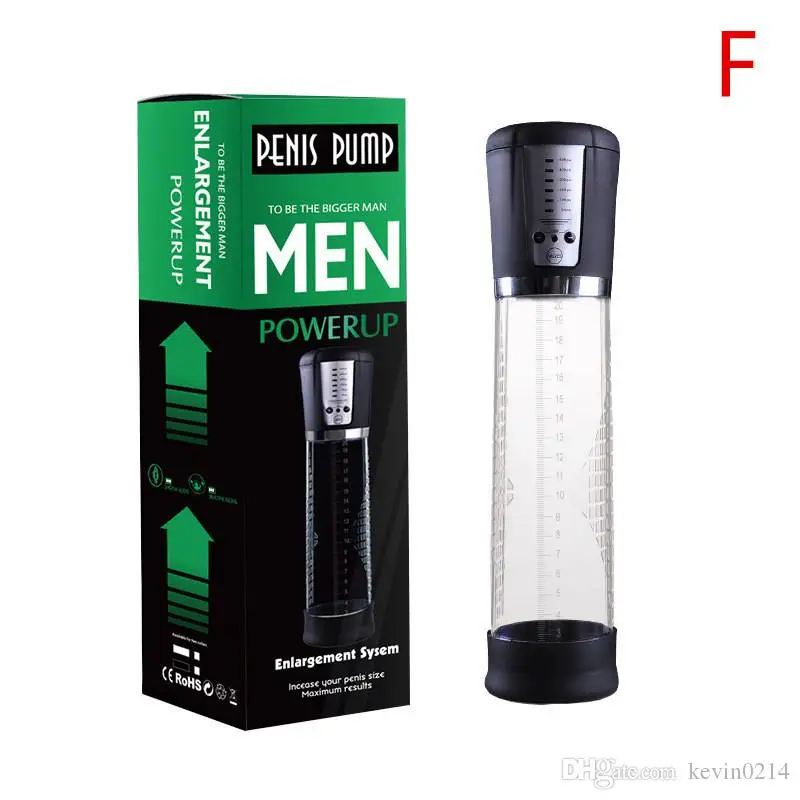 New 7 Models Male Vacuum Penis Pump Phallus Enlargement Extensions Device Penis Extender Sex Products Pumps & Enlargers for Men B2-4-2