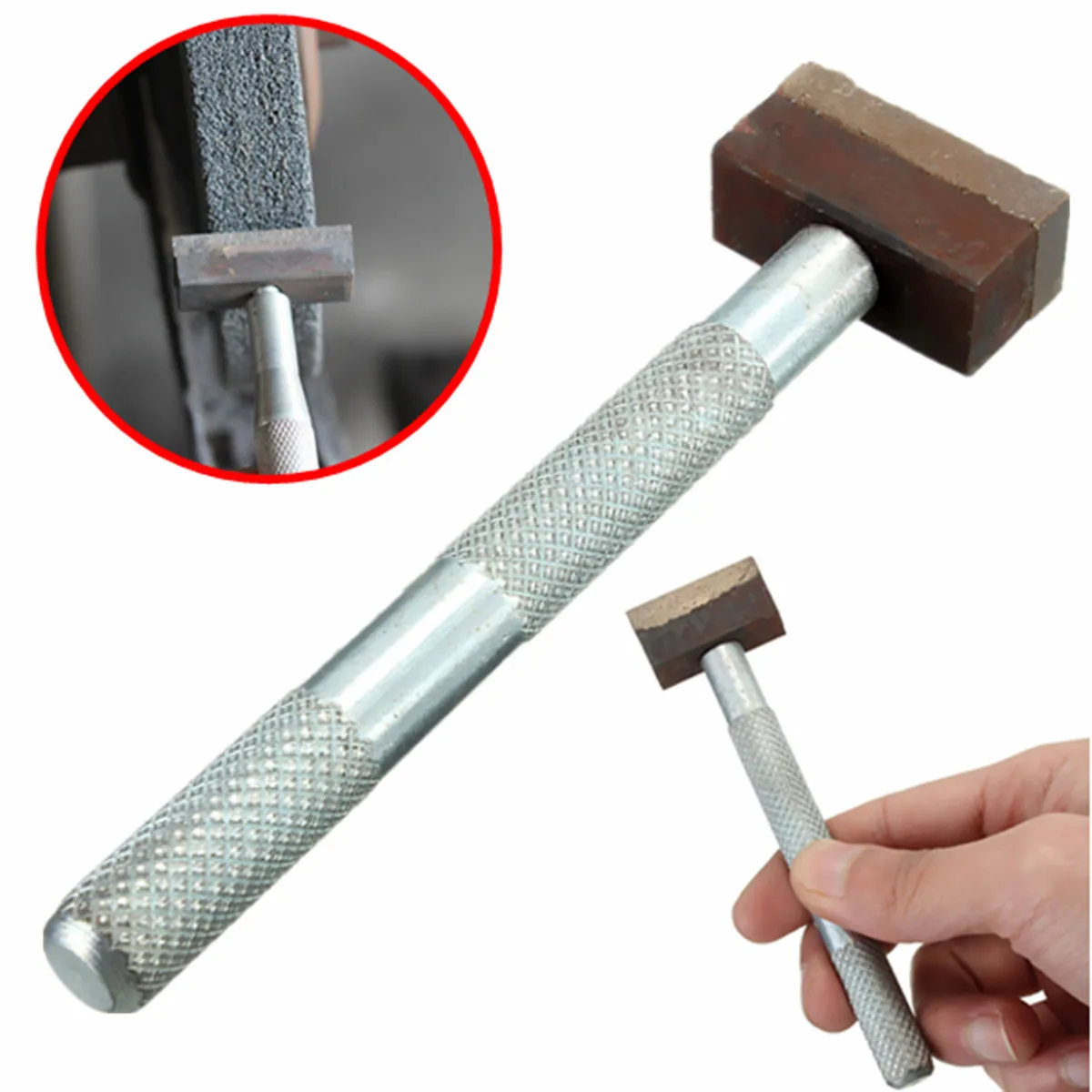 Doersupp 1Pc Diamond Grinding Disc Wheel Stone Dresser Tool Dressing Bench Grinder Sintered Grinding Tool