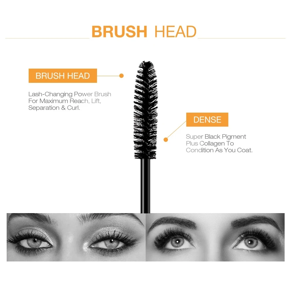 4D Waterproof Curling Mascara Set 3