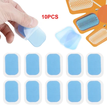 10Pcs Replacement Gel Stickers Patch Pads Silicone Hydrogel Mat For Wireless Smart EMS Abdominal Muscles