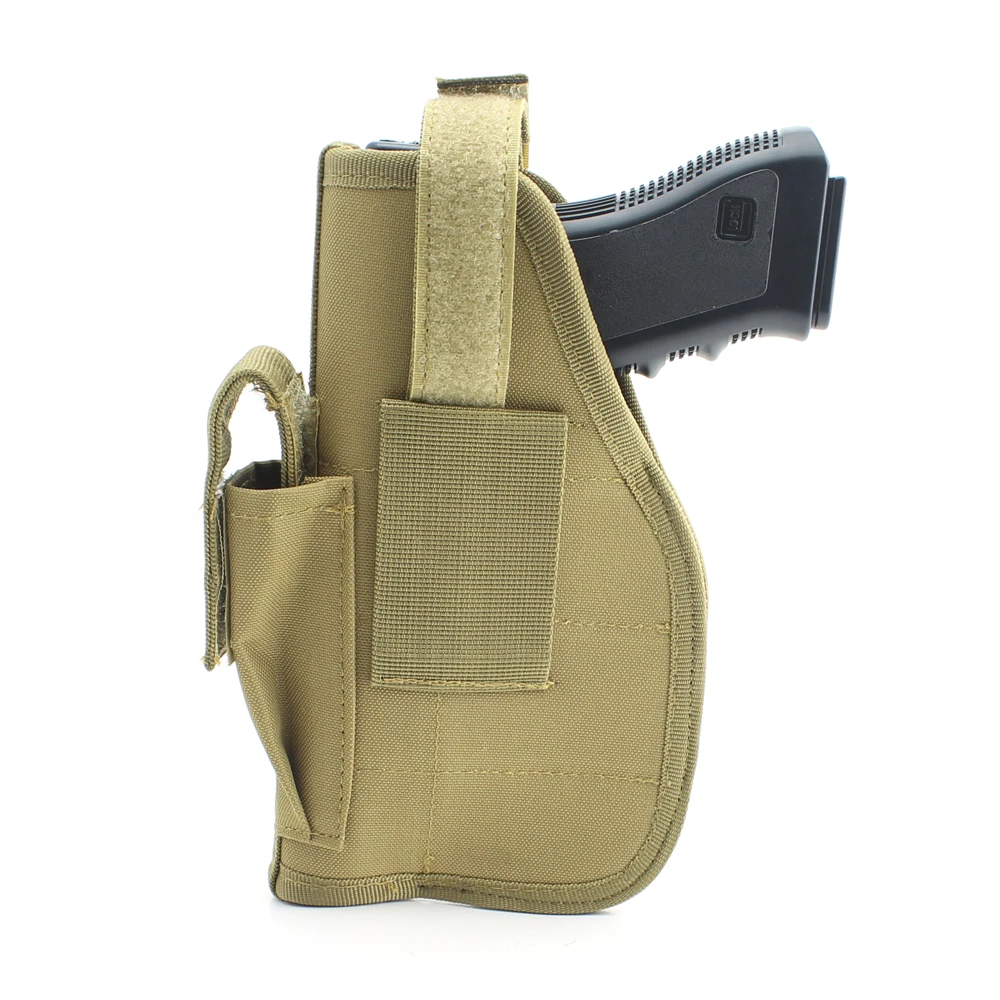 Тактический Molle пистолет кобура поясной ремень пистолет кобура с журналом слот для правой руки шутеры Glock M9 M1911
