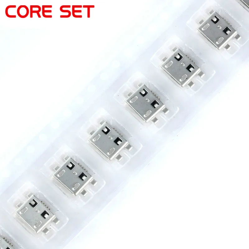20Pcs Micro Usb Connettore 5Pin 5P Presa Usb Connettore Mini Usb Smd Dip Femminile