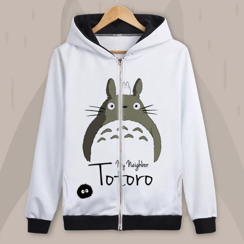 Tonari no Totoro Grass wall толстовка с капюшоном, костюм для косплея, для мужчин и женщин, модная мультяшная куртка с капюшоном, школьная форма для студентов