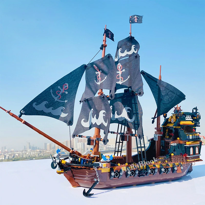 cuidadosamente Santuario Temblar Bloques de construcción MOC Idea Series The Eternity Black Pirate, modelo  de barco pirata, bloques de construcción, barco rojo, juguetes de  ensamblaje para niños, regalo de birtdhy - AliExpress Juguetes y pasatiempos