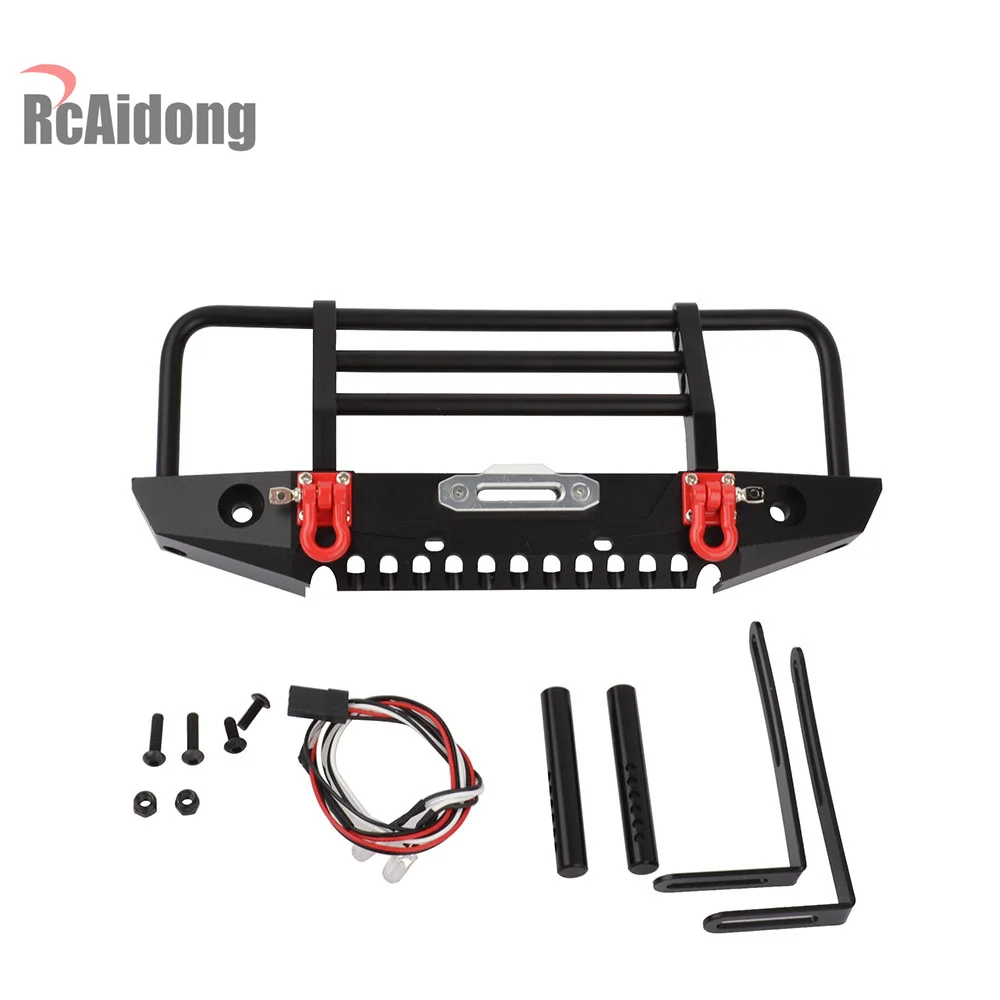 

RC Metal Front Bumper with Led Light for Redcat Gen8 Scout ll 1/10 RC Crawler Car