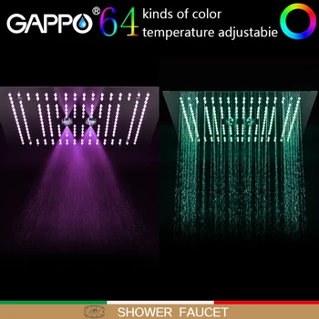 

GAPPO shower faucet basin sink waterfall faucets shower mixer taps bath faucet mixer Rainfall taps bath LED Sensor Faucets