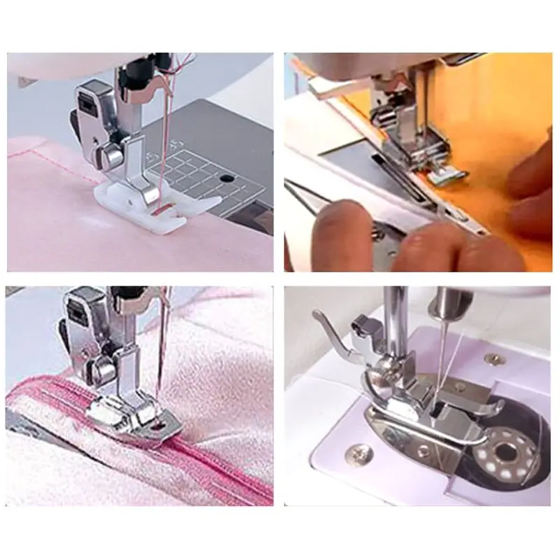 11pcs Mini Multifunction Sewing Machine Presser Foot Spare Parts Accessories