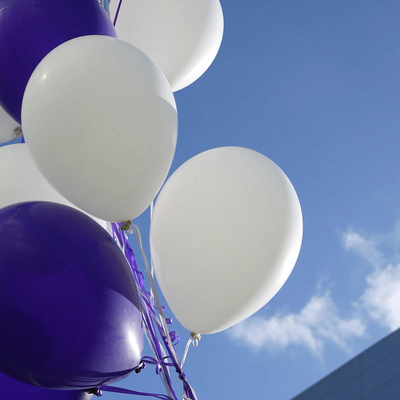 

50/100pcs 5inch candy blue and white balloons personalized wedding decoration birthday ballon latex round helium