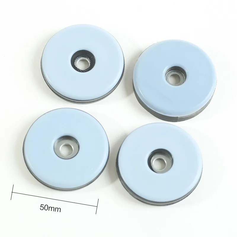 

4 Pcs/lot 50mm Furniture Sliding Pad Self-tapping Style , Table And Chair Foot Mobile Corner Crash Floor Protection Pad
