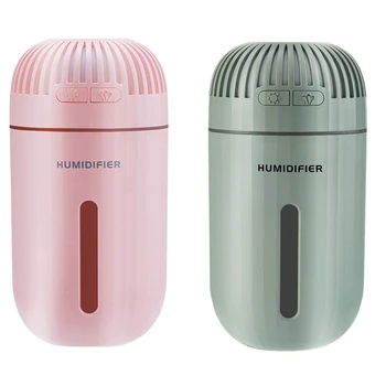 

Portable Mini Usb Humidifier,310Ml Ultrasonic Mist Humidifier With 7 Colors Night Light,Lasts Up To 8 Hours For Bedroom Office T