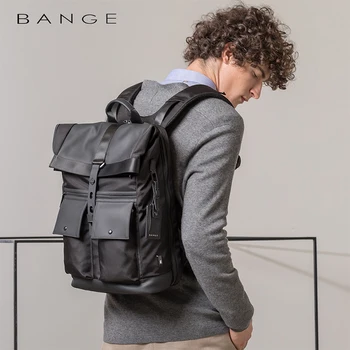Bange Men Fashion Backpack Multifunctional Waterproof Backpack Daily Travel Bag Casual School Rucksack