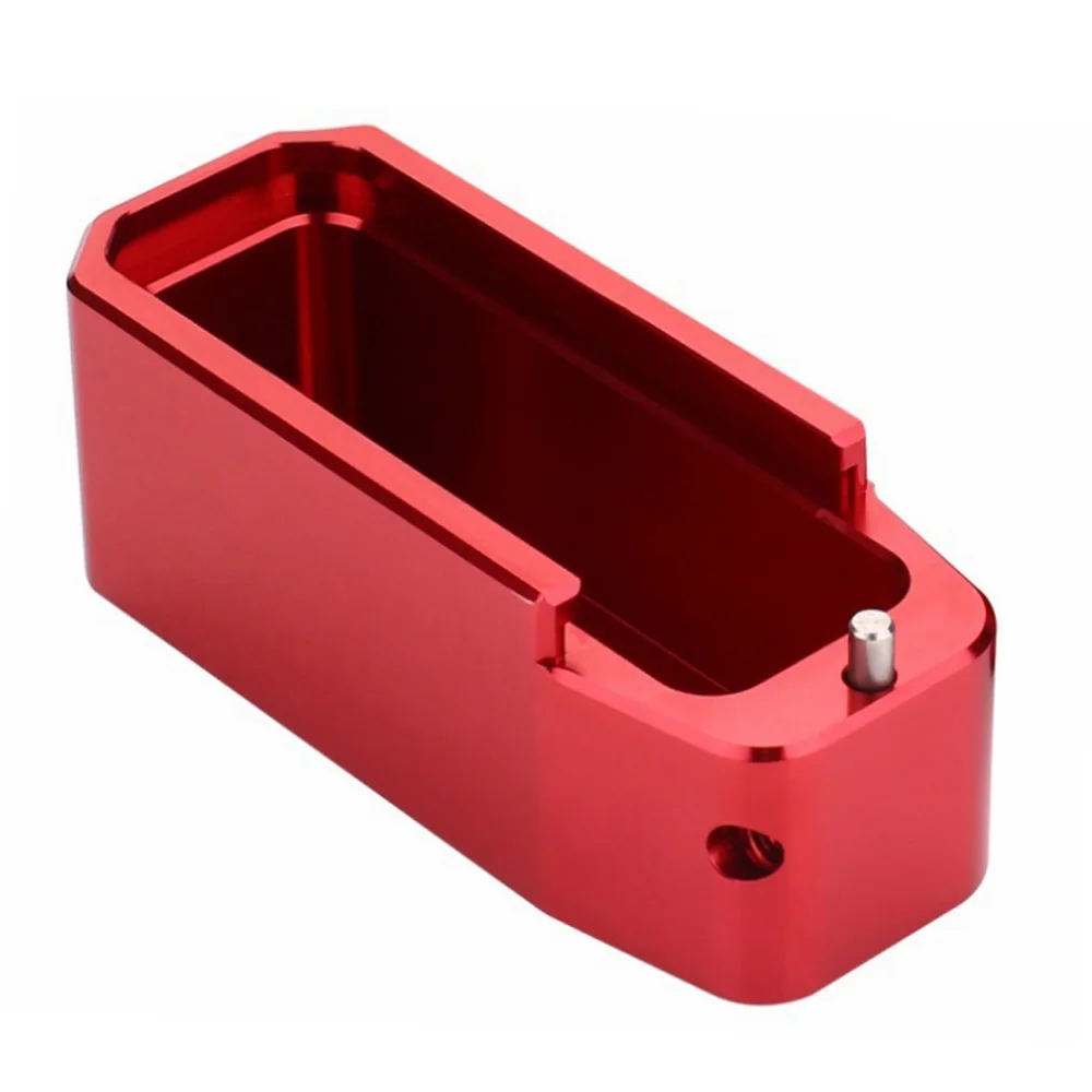 RED 1 шт. новинка высокое качество. 223 5,56 Тактический PMAG Magazine расширение M4 AR15 PMAG 3 цвета база Pad принадлежности для охоты, оружие части - Цвет: RED