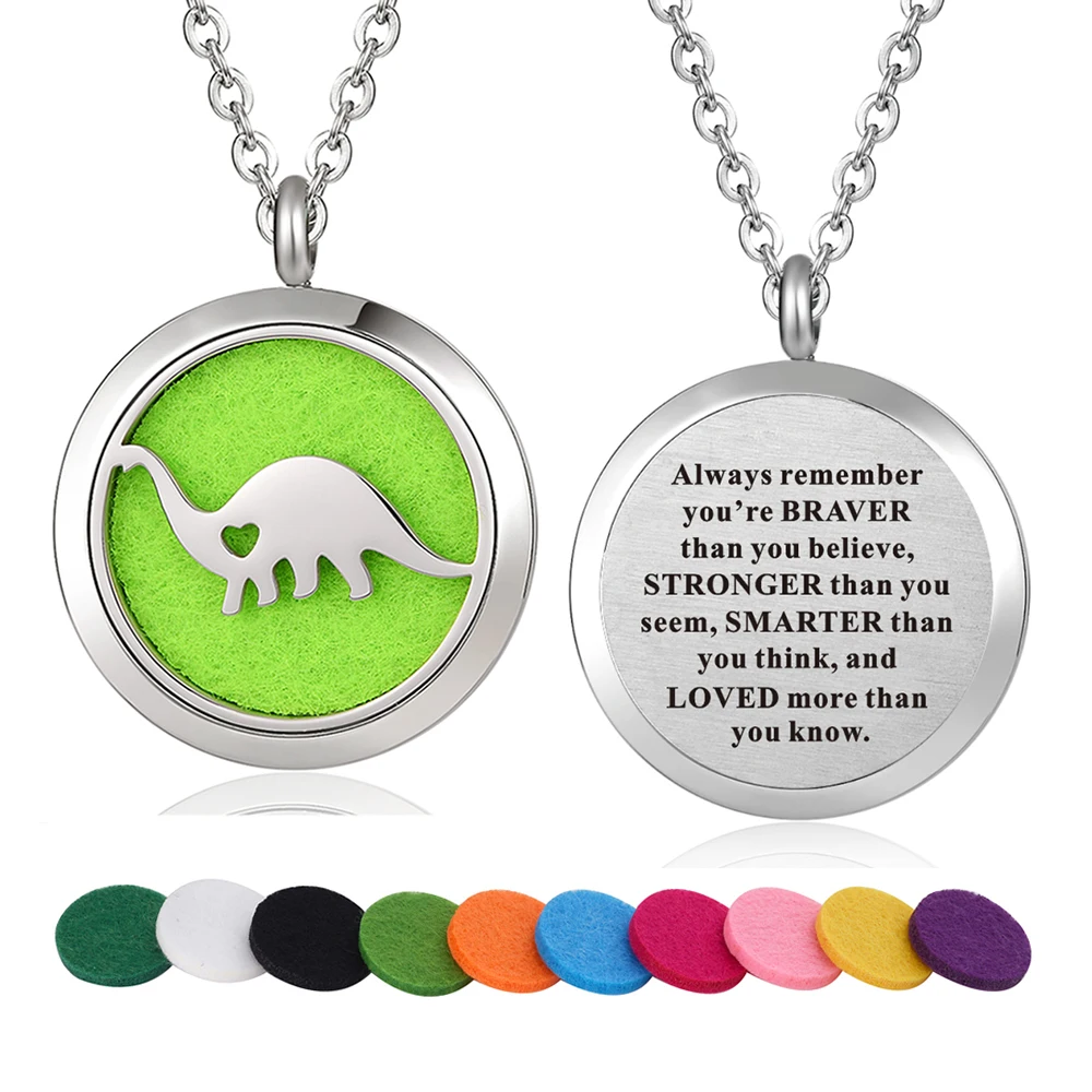 As Photo 30 мм из нержавеющей стали цветочный дизайн Арома терапия ароматерапия эфирное масло диффузор ожерелье медальон кулон ювелирные изделия - Окраска металла: As Photo