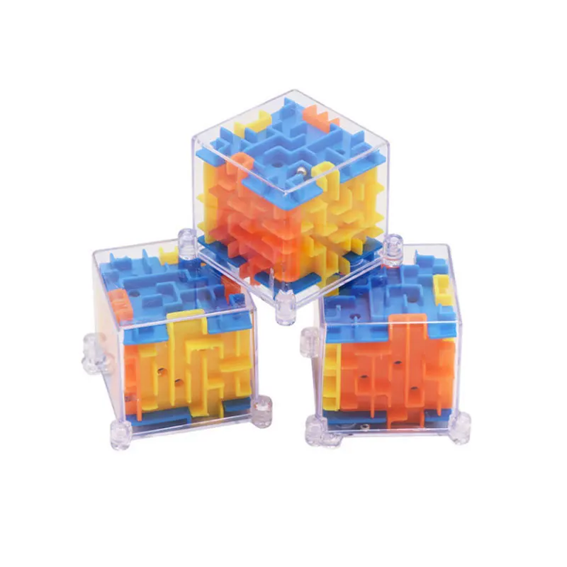 Мини 3D лабиринт стерео куб для взрослых декомпрессия вращающиеся магические кубики Детские Интеллектуальные развивающие игрушки подарочные игры для детей