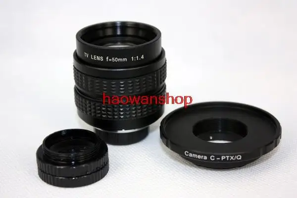 50 мм F1.4 CC TV Movie Lens c крепление для камеры Pentax Q P/Q PQ Q10 Q7 | Электроника