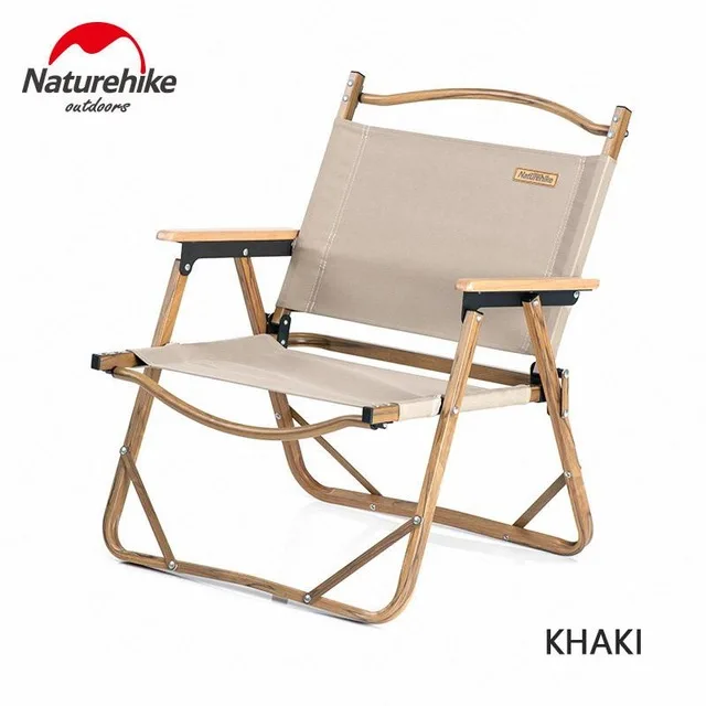 Naturehike, новинка, стол для кемпинга, стул, кровать для кемпинга, деревянная мебель для кемпинга, складная кровать, рыболовное кресло, телескопический стол - Цвет: MW02 Khaki 2.1kg